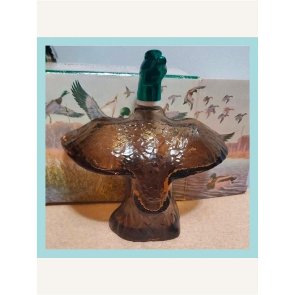 Avon Mallard Flight Wild Country After Shave Collectible Collect Avon Decanter